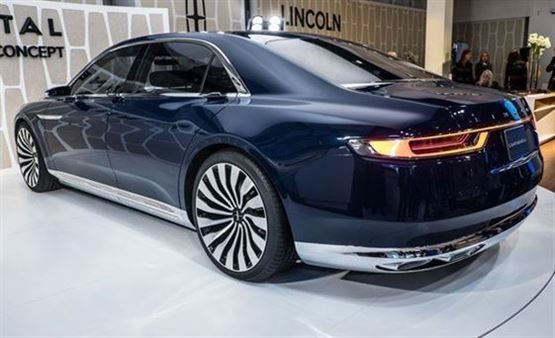 Lincoln Continental concept at new york auto show
