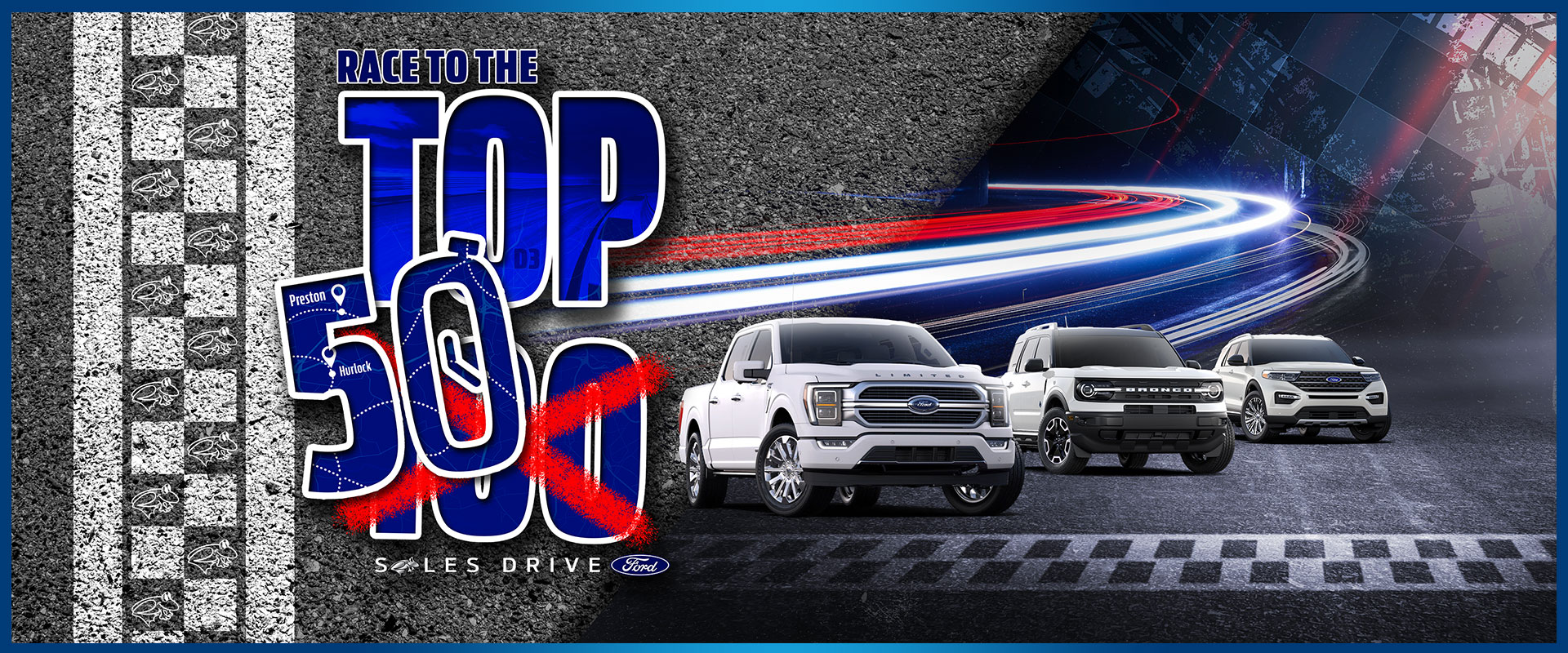 Preston Ford Race To the Top 50 Sales Drive