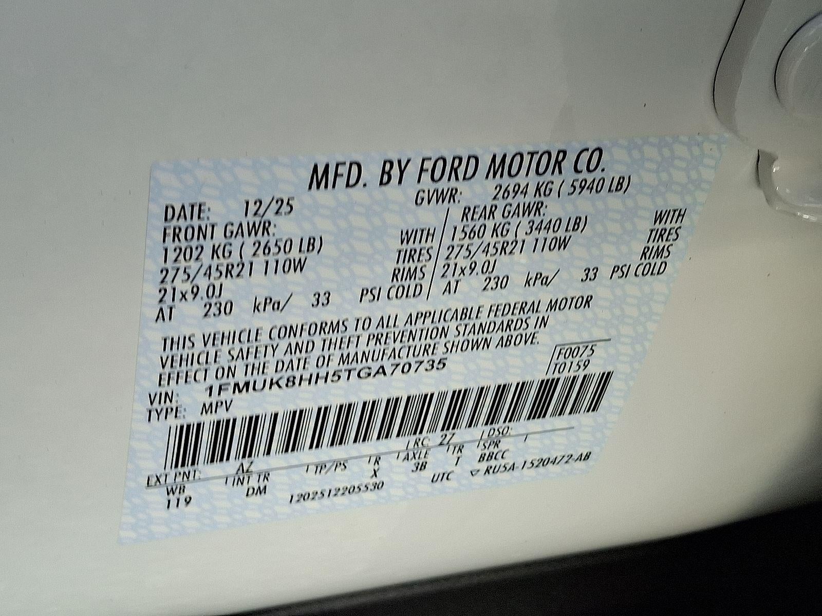 2026 Ford Explorer Platinum