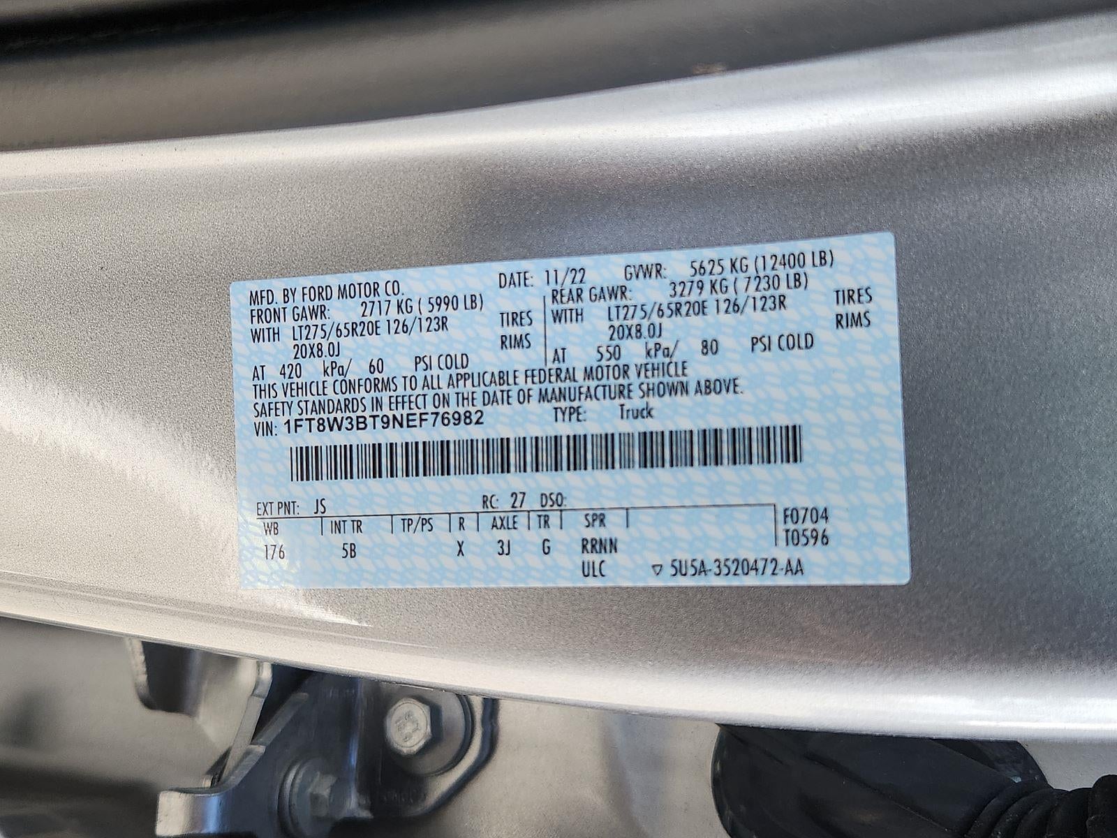 2022 Ford Super Duty F-350 SRW LARIAT