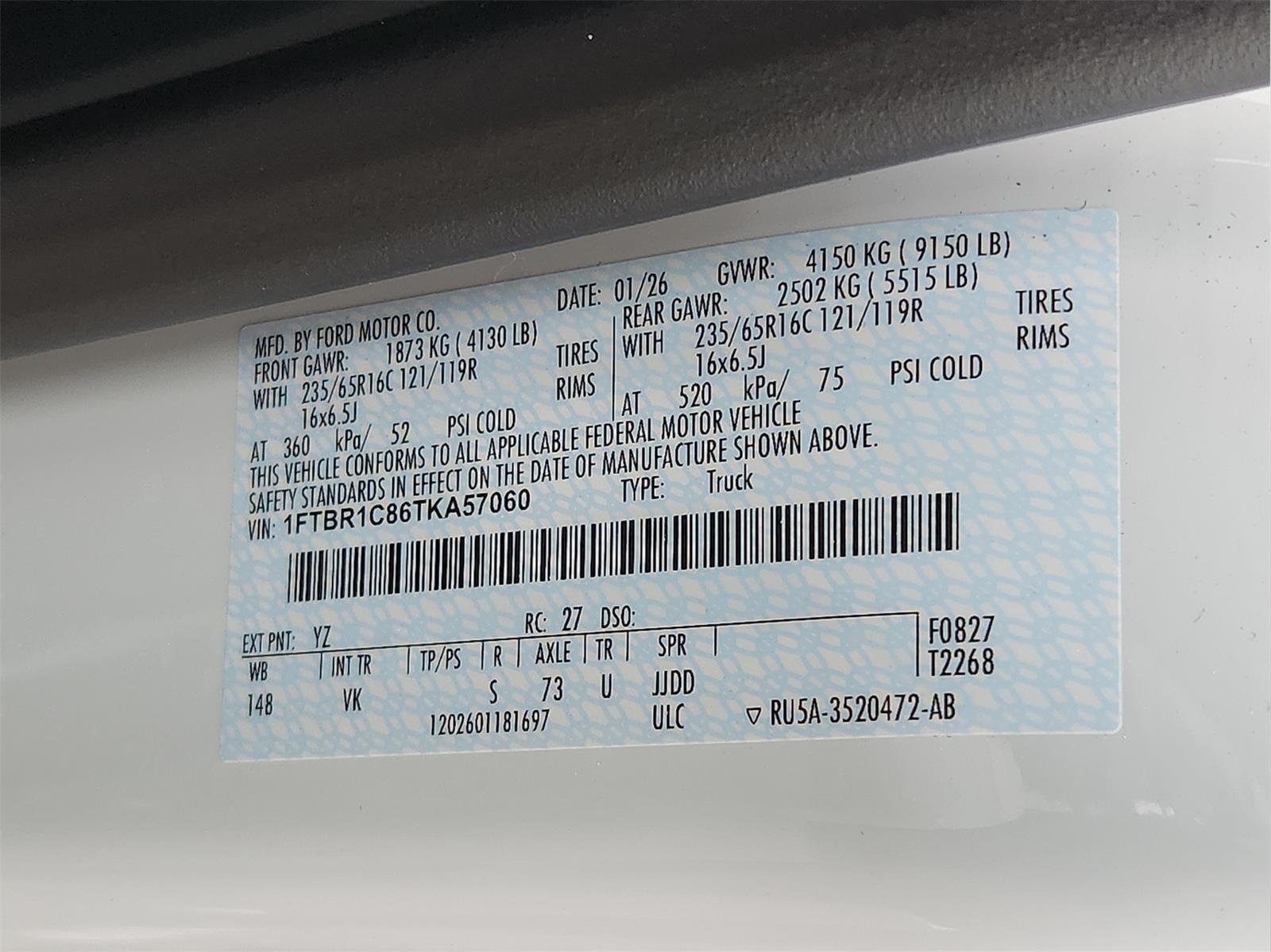 2026 Ford Transit Cargo Van Cargo Van