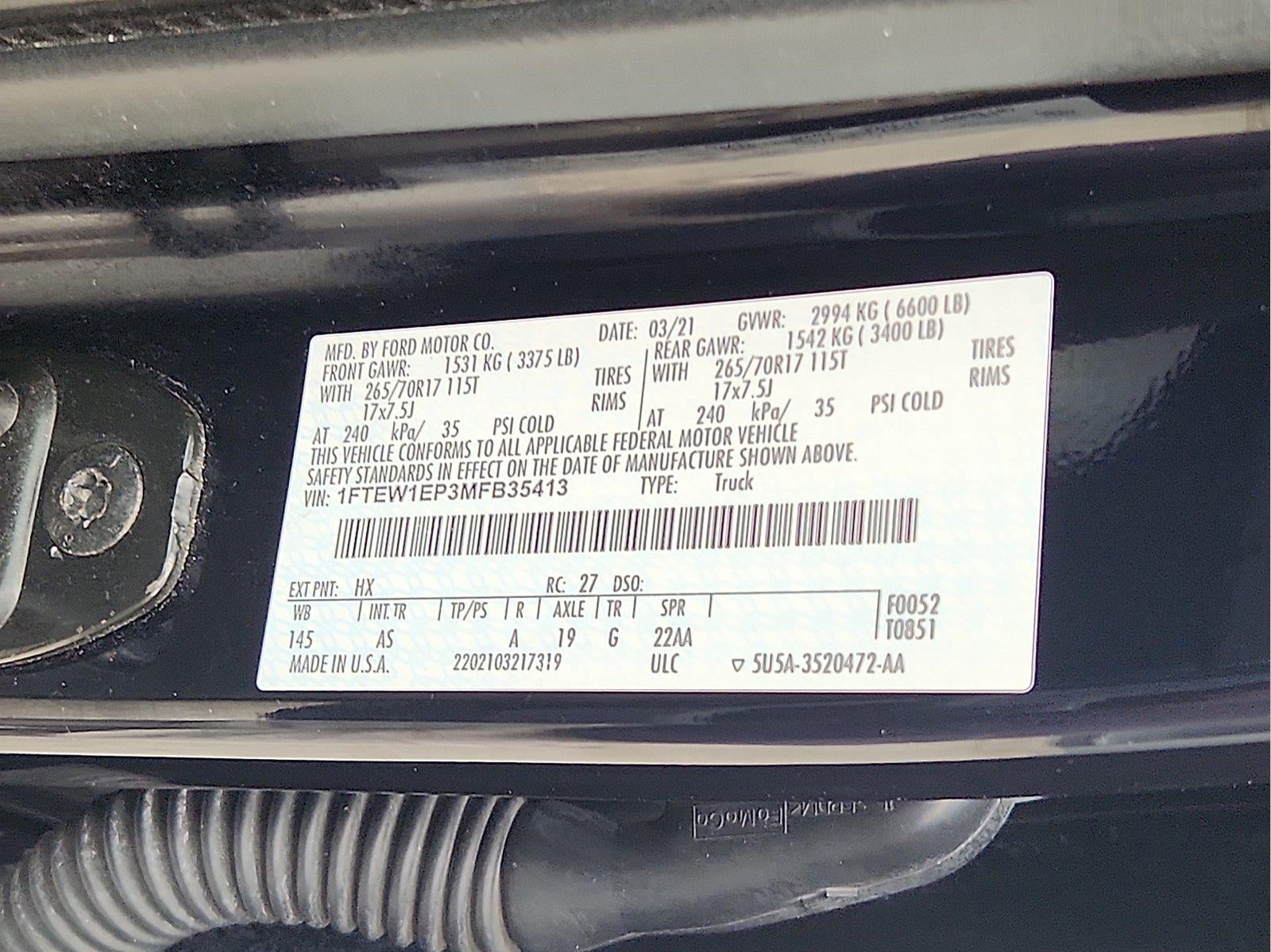 2021 Ford F-150 XL