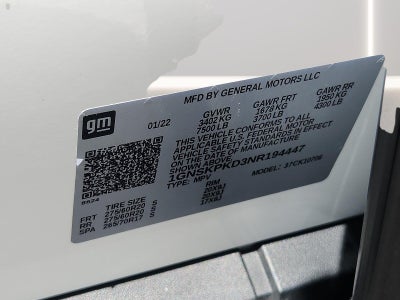 2022 Chevrolet Tahoe Z71