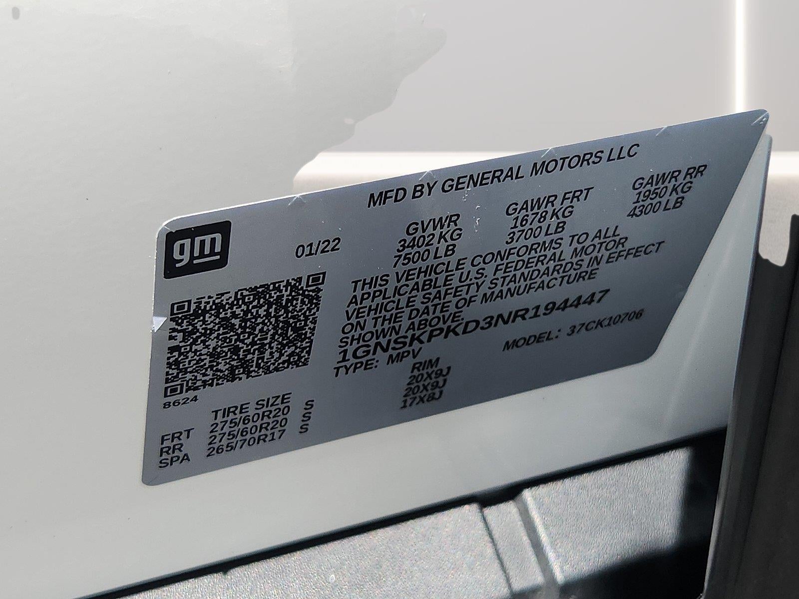 2022 Chevrolet Tahoe Z71