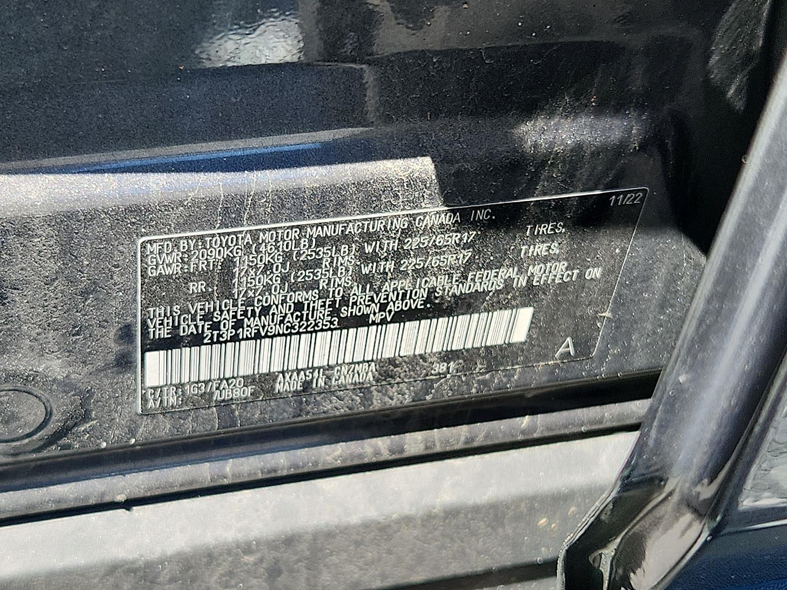 2022 Toyota RAV4 XLE