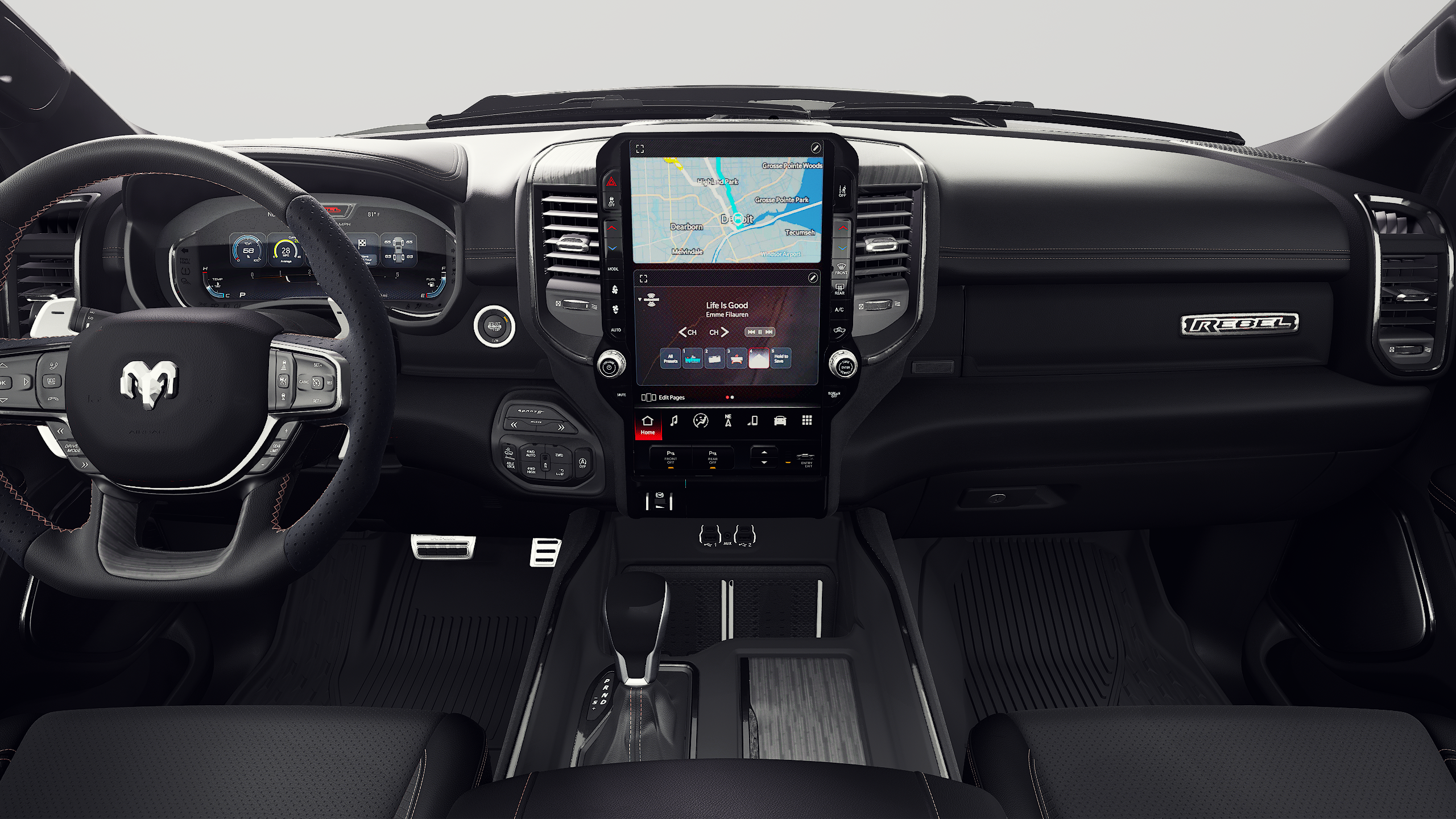 2027 RAM Ram 1500 RAM 1500 REBEL CREW CAB 4X4 5'7' BOX