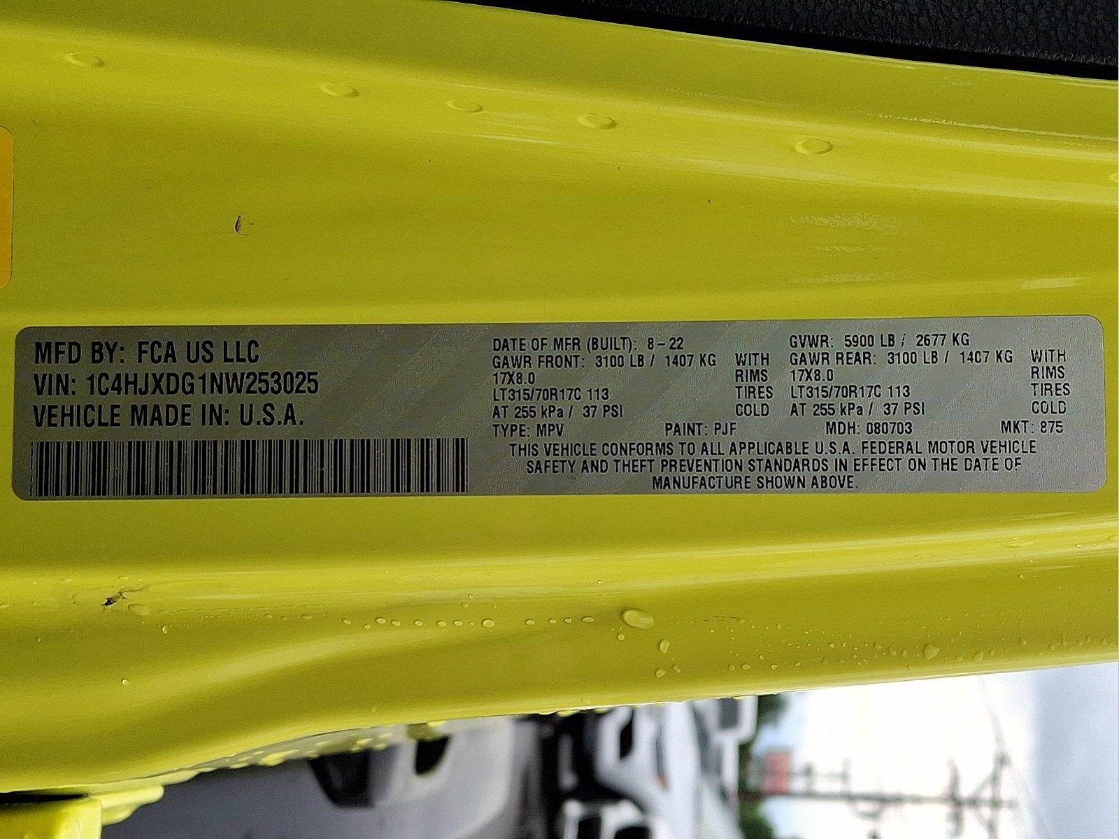2022 Jeep Wrangler Unlimited High Tide