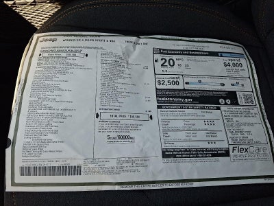 2026 Jeep Wrangler Sport S