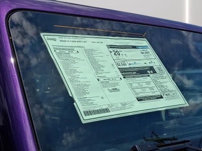 2026 Jeep Wrangler Sport S