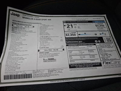 2026 Jeep Wrangler Sport