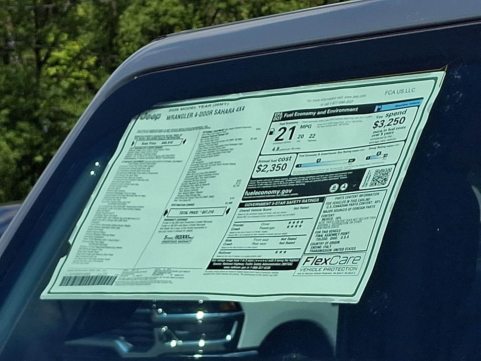2026 Jeep Wrangler Sahara