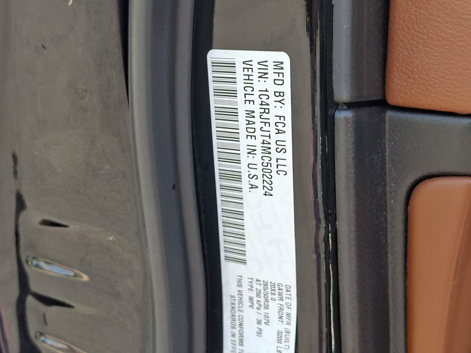 2021 Jeep Grand Cherokee Summit