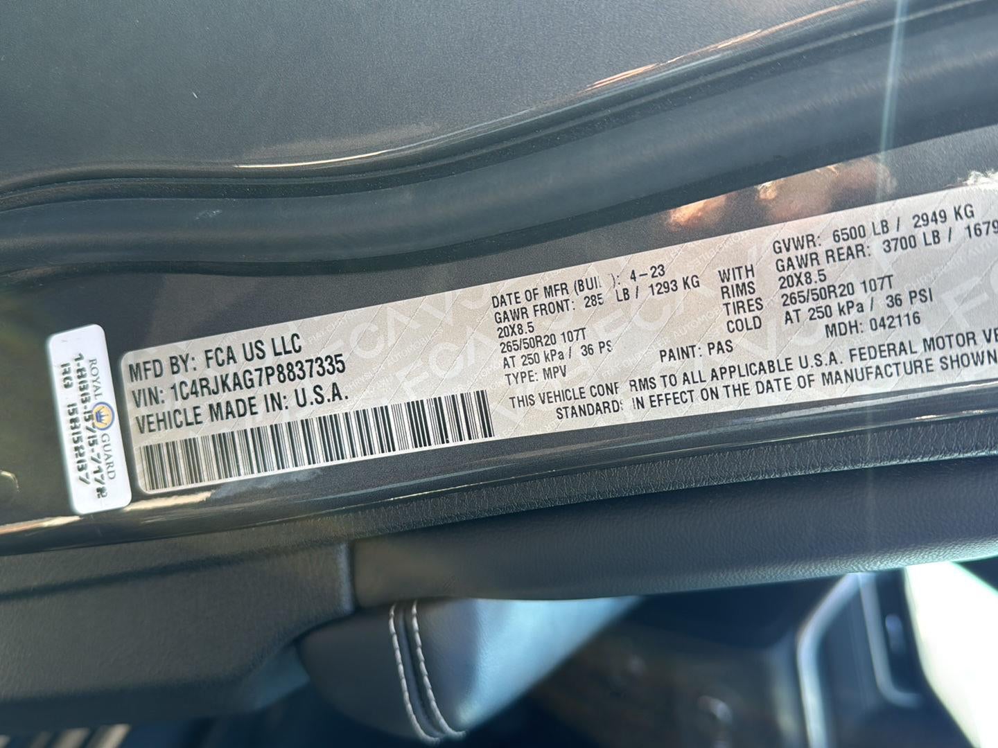 2023 Jeep Grand Cherokee L Altitude