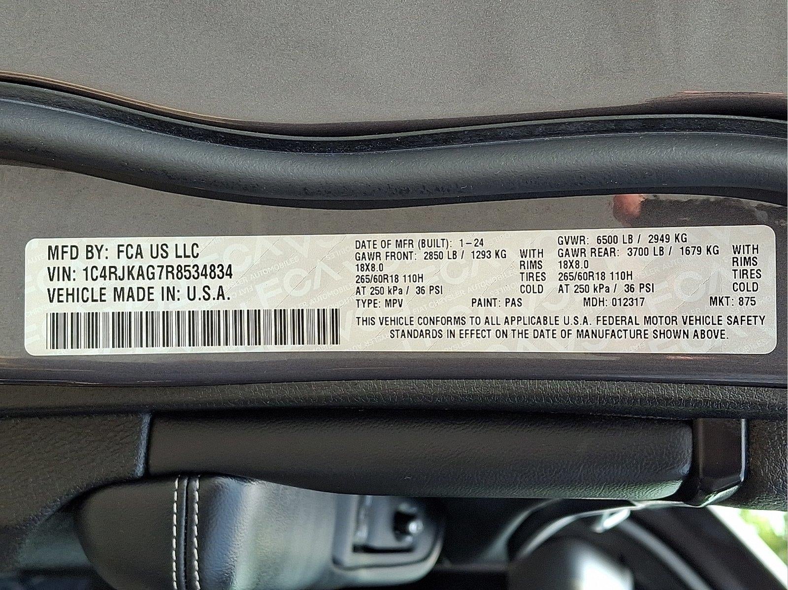 2024 Jeep Grand Cherokee L Altitude X
