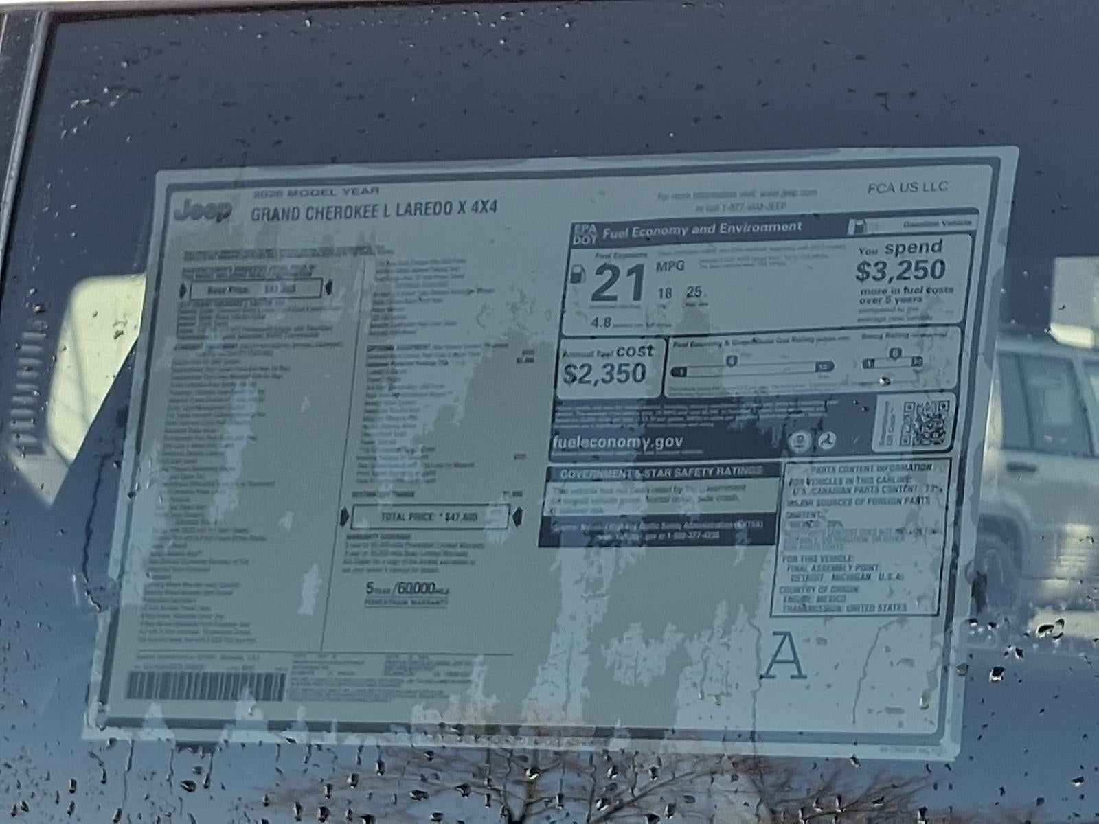 2026 Jeep Grand Cherokee L Laredo X