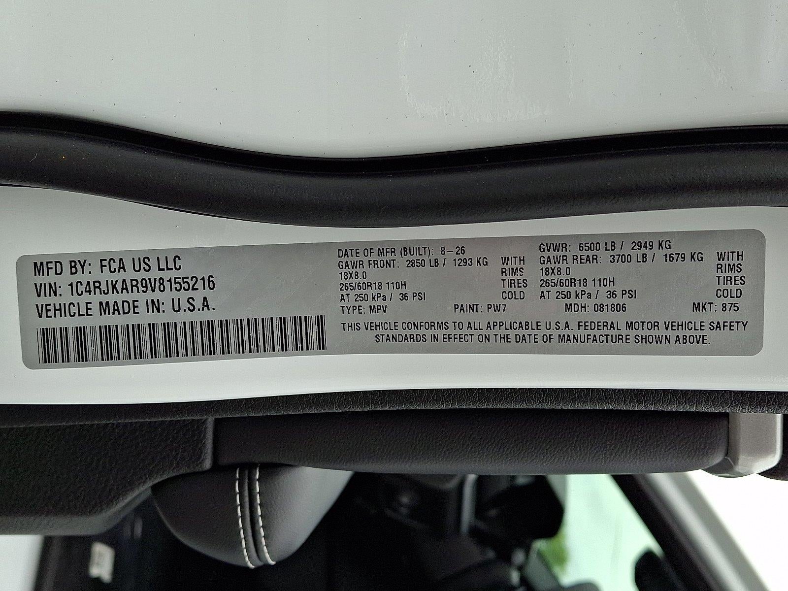 2027 Jeep Grand Cherokee L Laredo Altitude