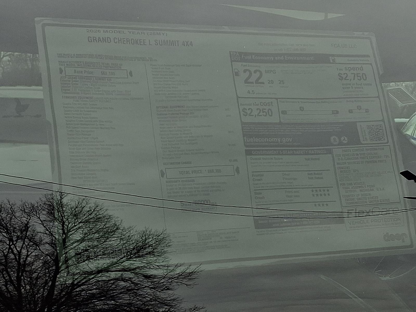 2026 Jeep Grand Cherokee L Summit