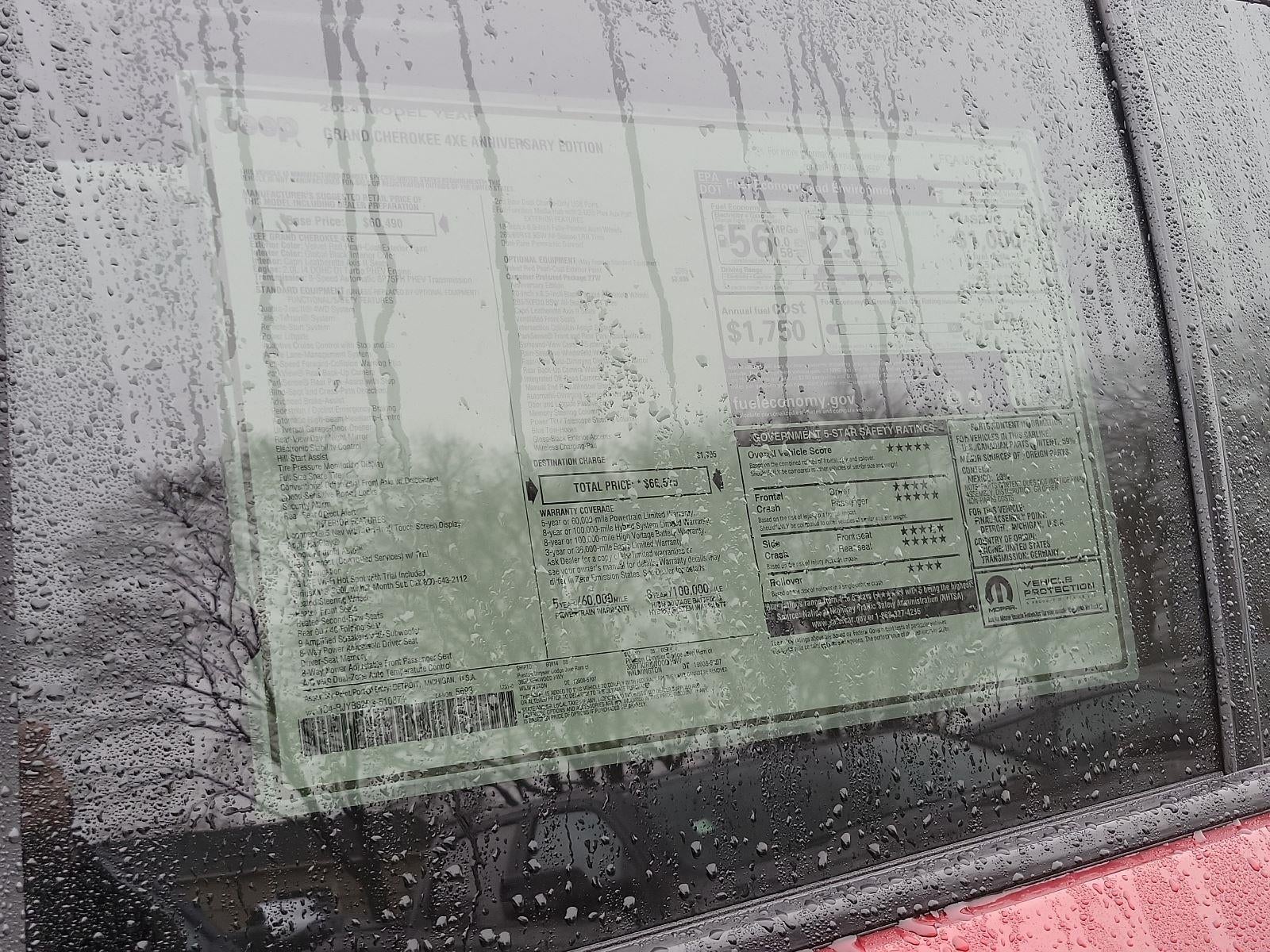 2024 Jeep Grand Cherokee 4xe Anniversary Edition