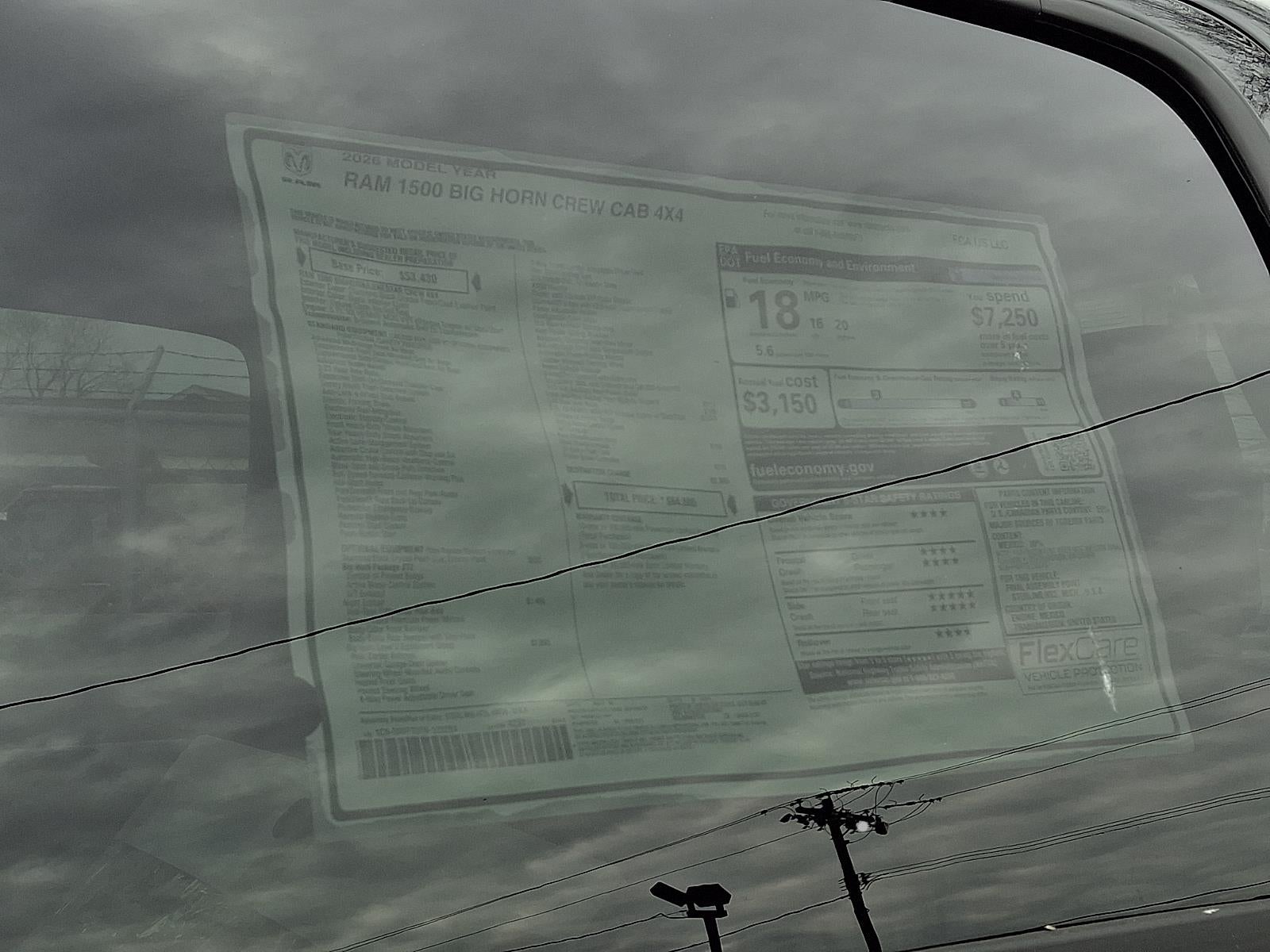 2026 RAM 1500 Big Horn