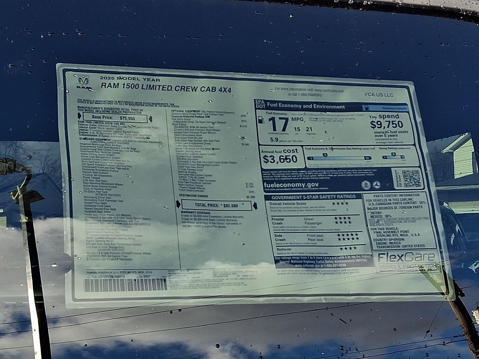 2026 RAM 1500 Limited