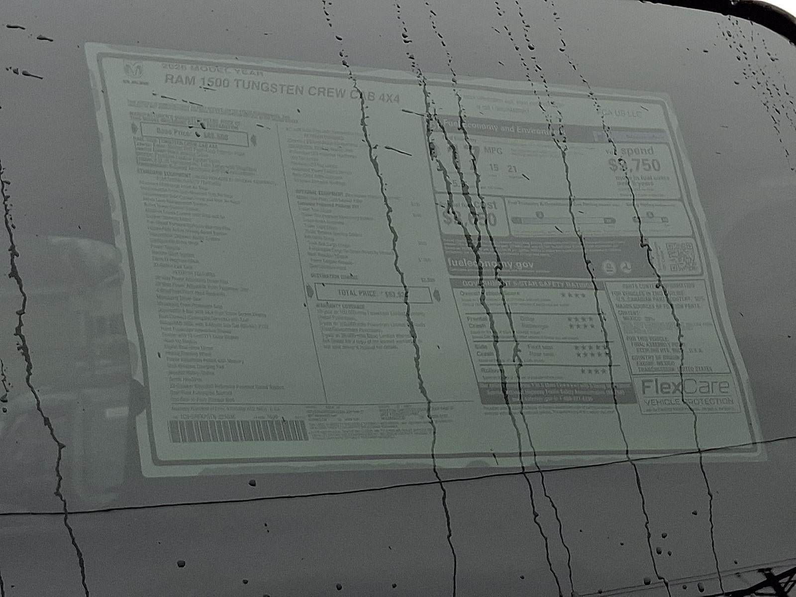 2026 RAM 1500 Tungsten