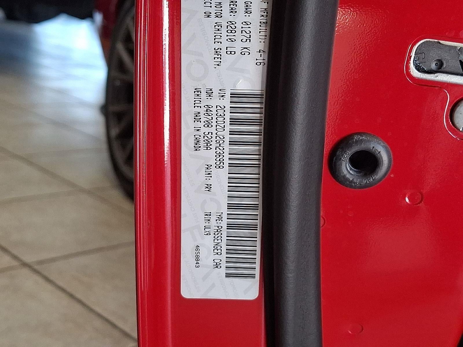 2016 Dodge Challenger SRT 392