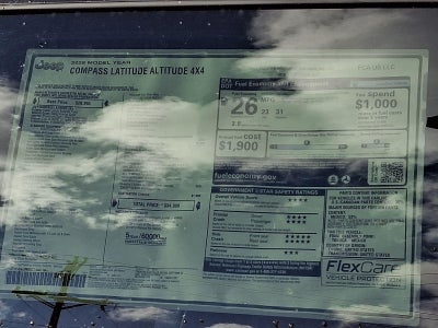 2026 Jeep Compass Latitude Altitude