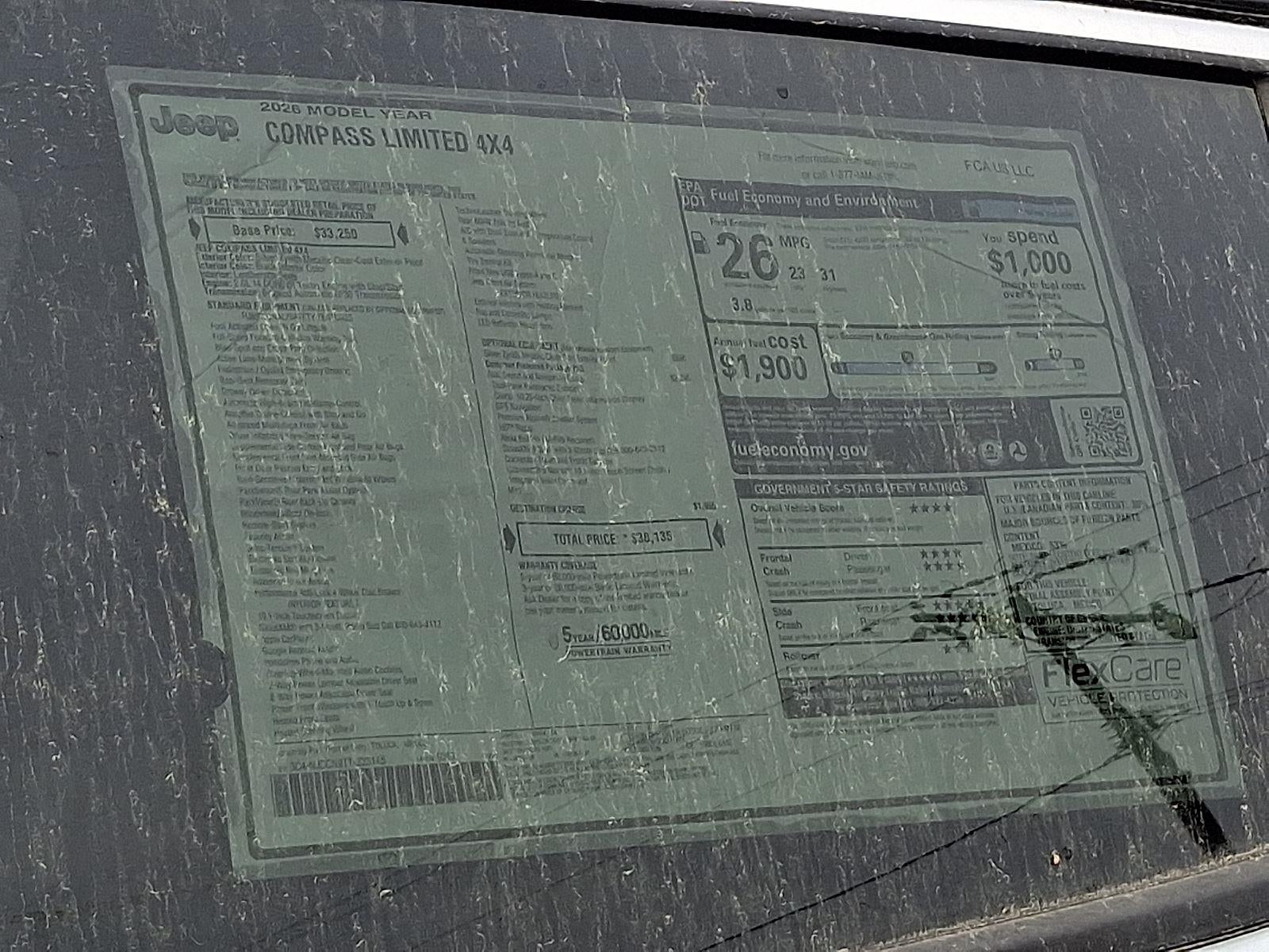 2026 Jeep Compass Limited