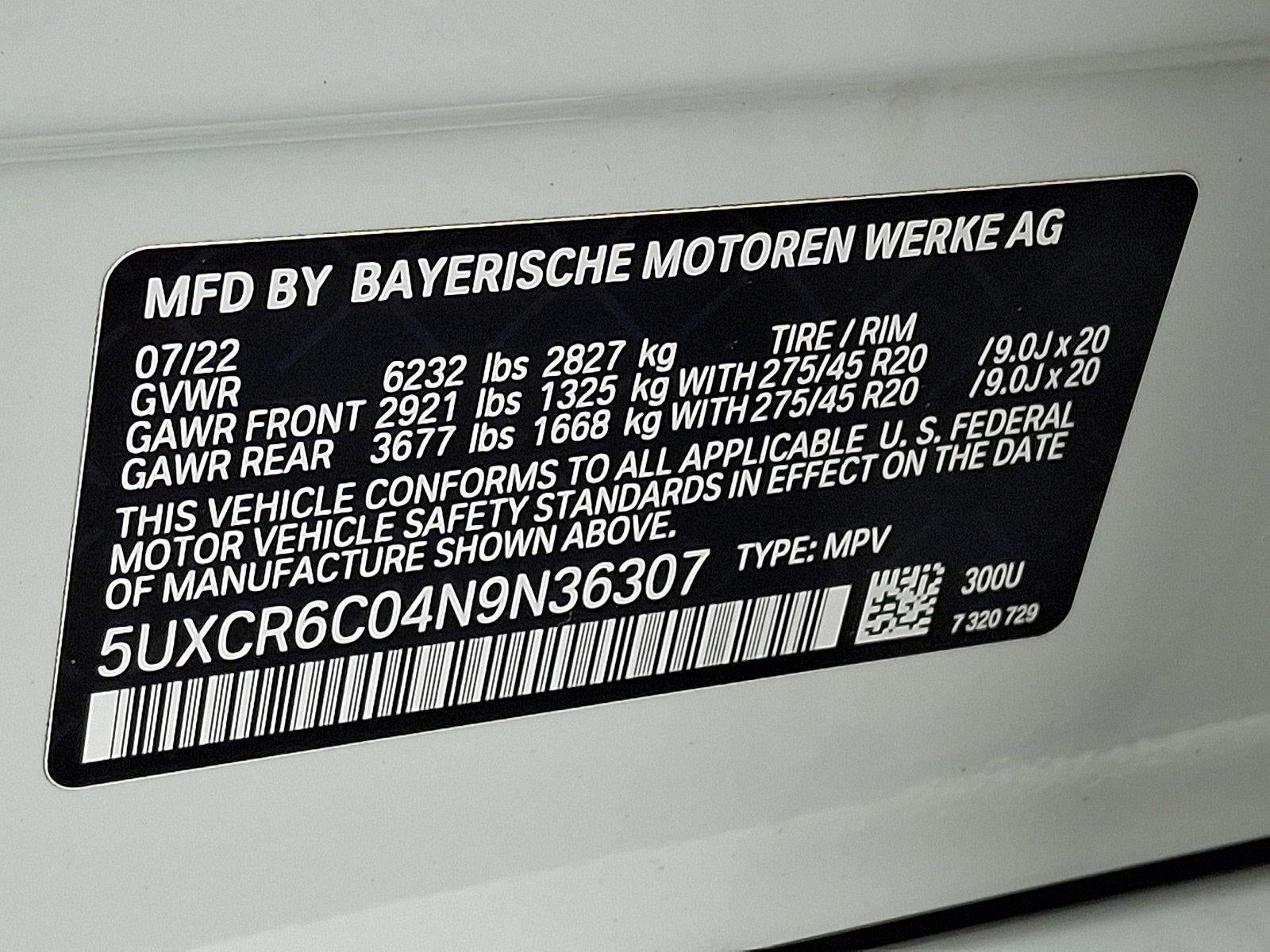 2022 BMW X5 xDrive40i