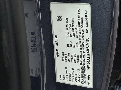 2023 Tesla Model 3 RWD