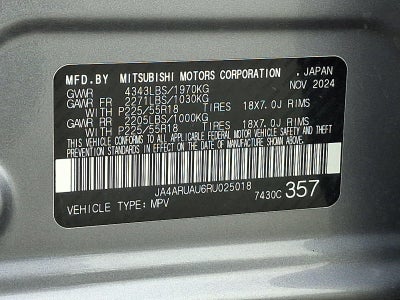 2024 Mitsubishi Outlander Sport ES