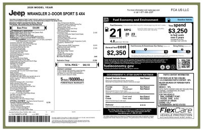 2026 Jeep Wrangler Sport S