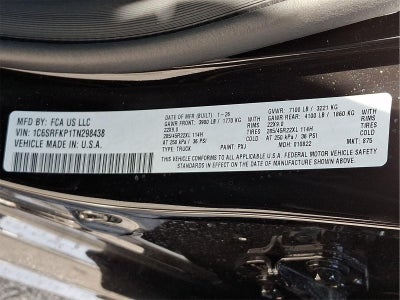 2026 RAM 1500 Tungsten