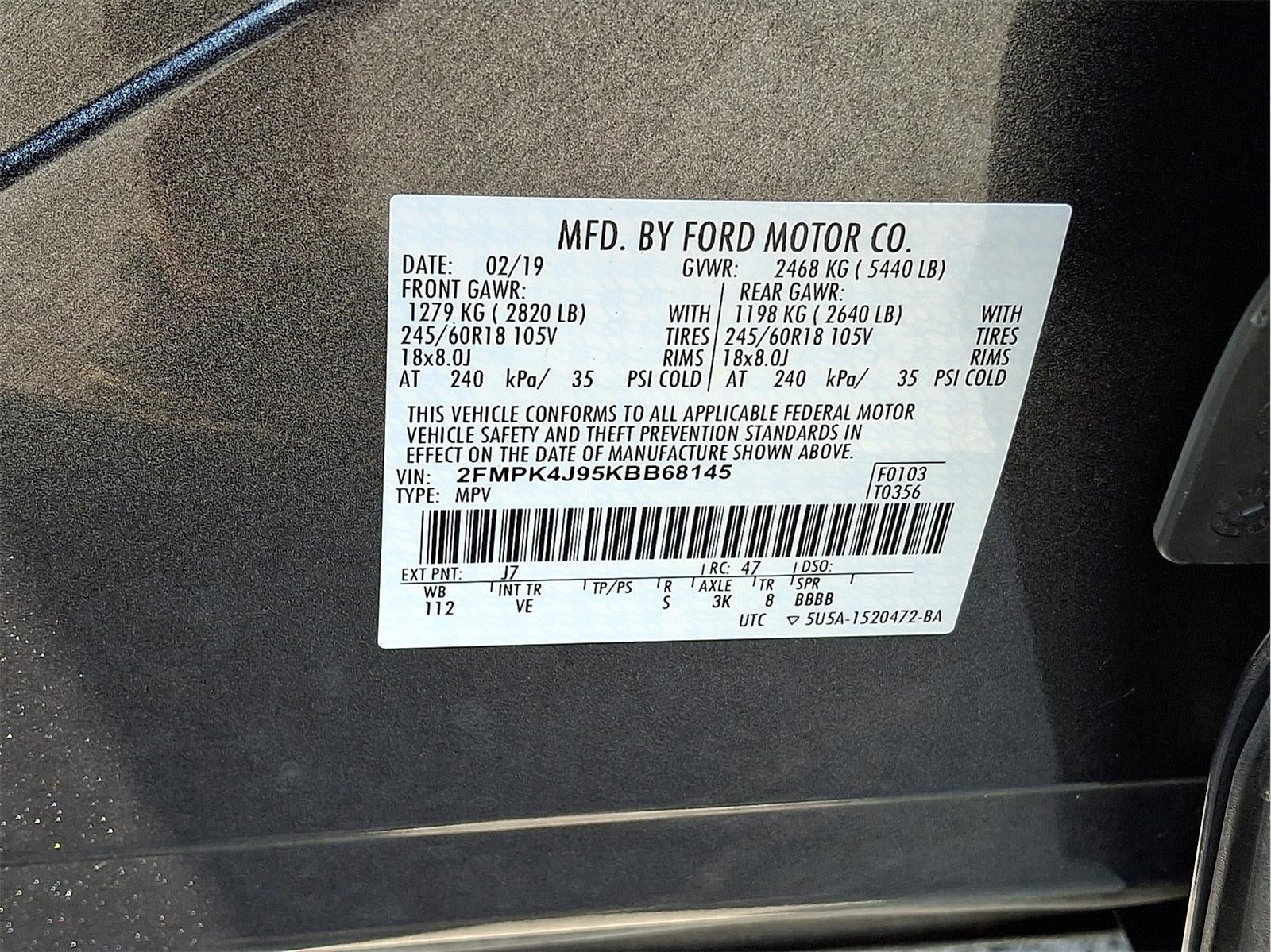 2019 Ford Edge SEL
