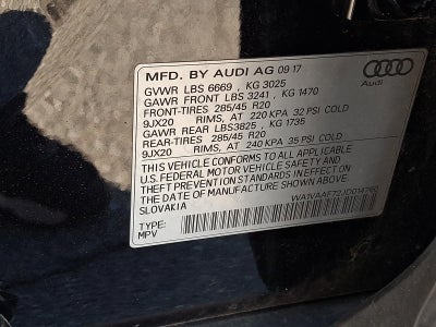 2018 Audi Q7 Prestige