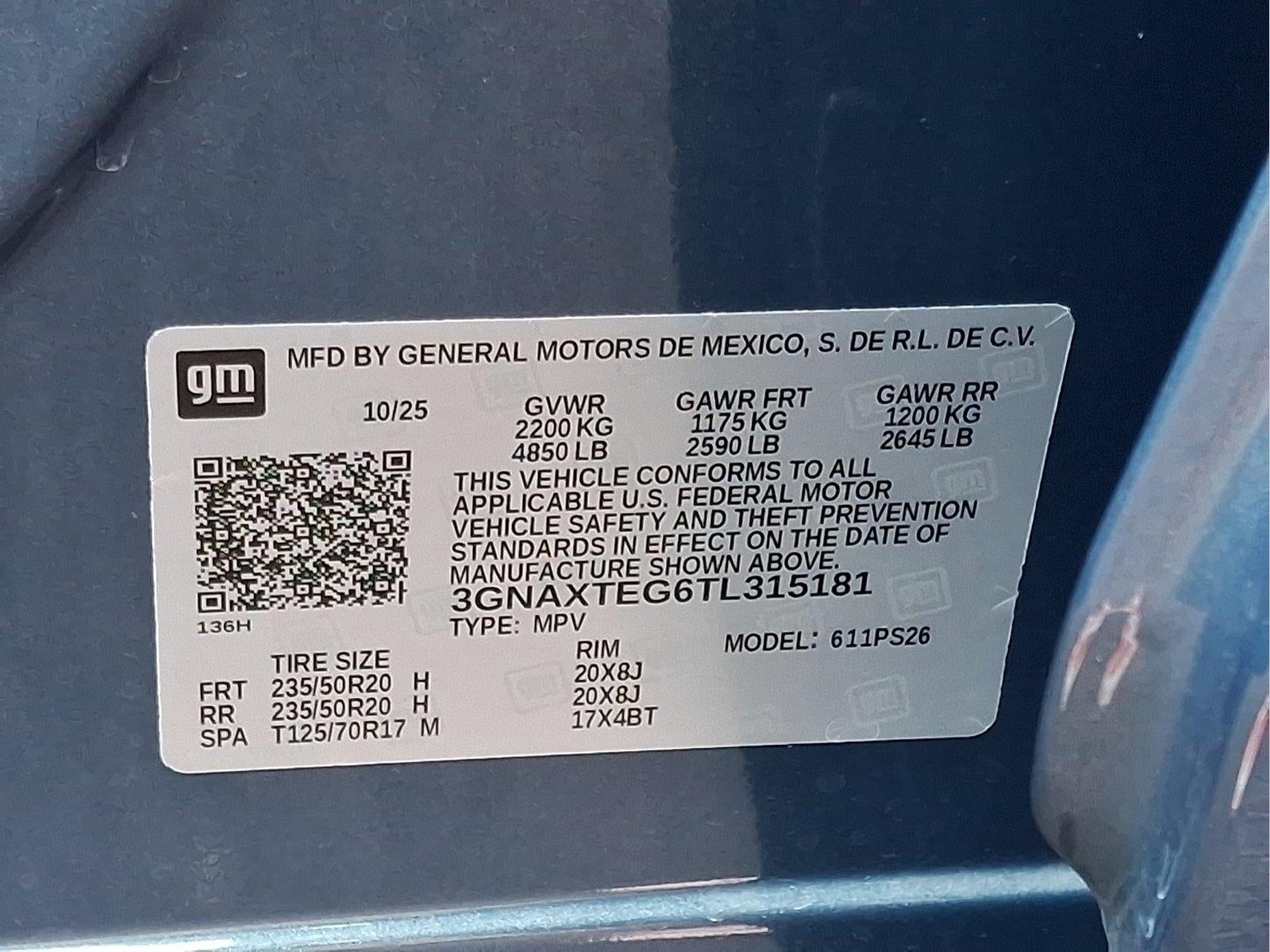2026 Chevrolet Equinox AWD RS