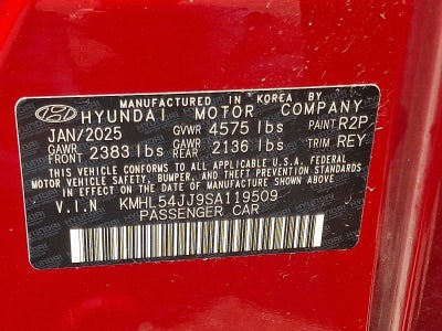 2025 Hyundai Sonata Hybrid Limited