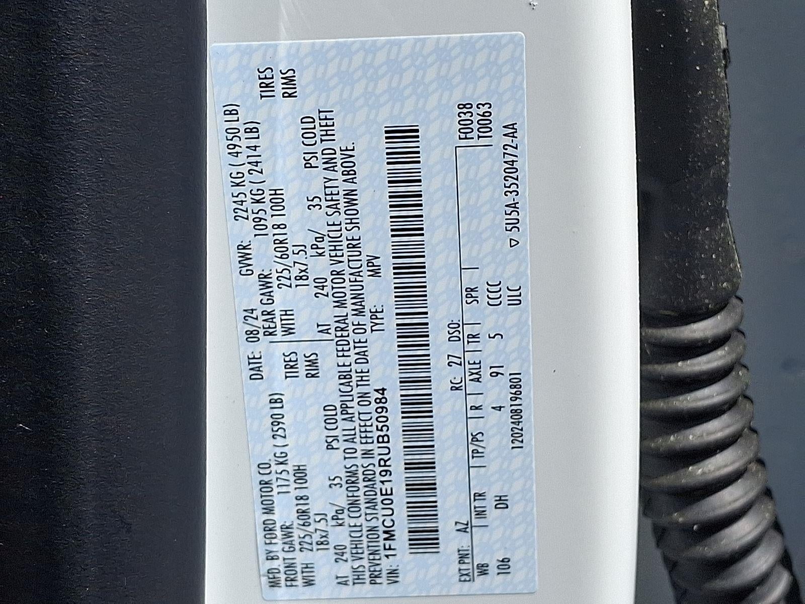 2024 Ford Escape Plug-In Hybrid PHEV