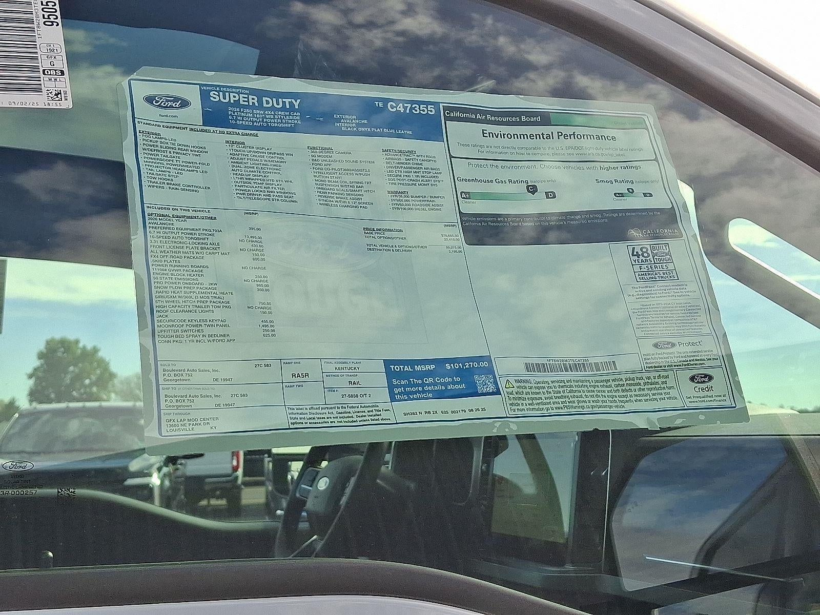 2026 Ford Super Duty F-250 Platinum