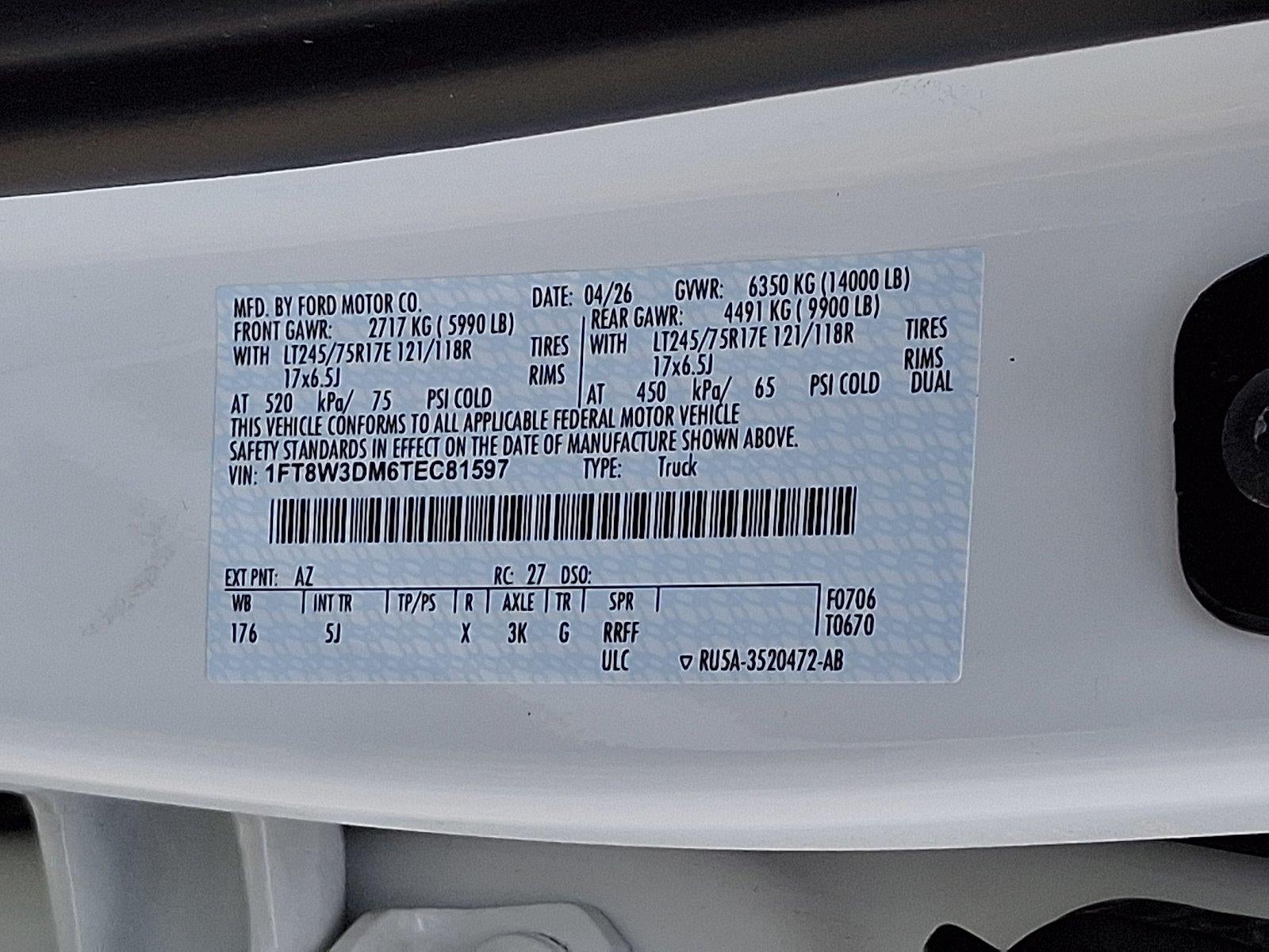 2026 Ford Super Duty F-350 DRW Lariat