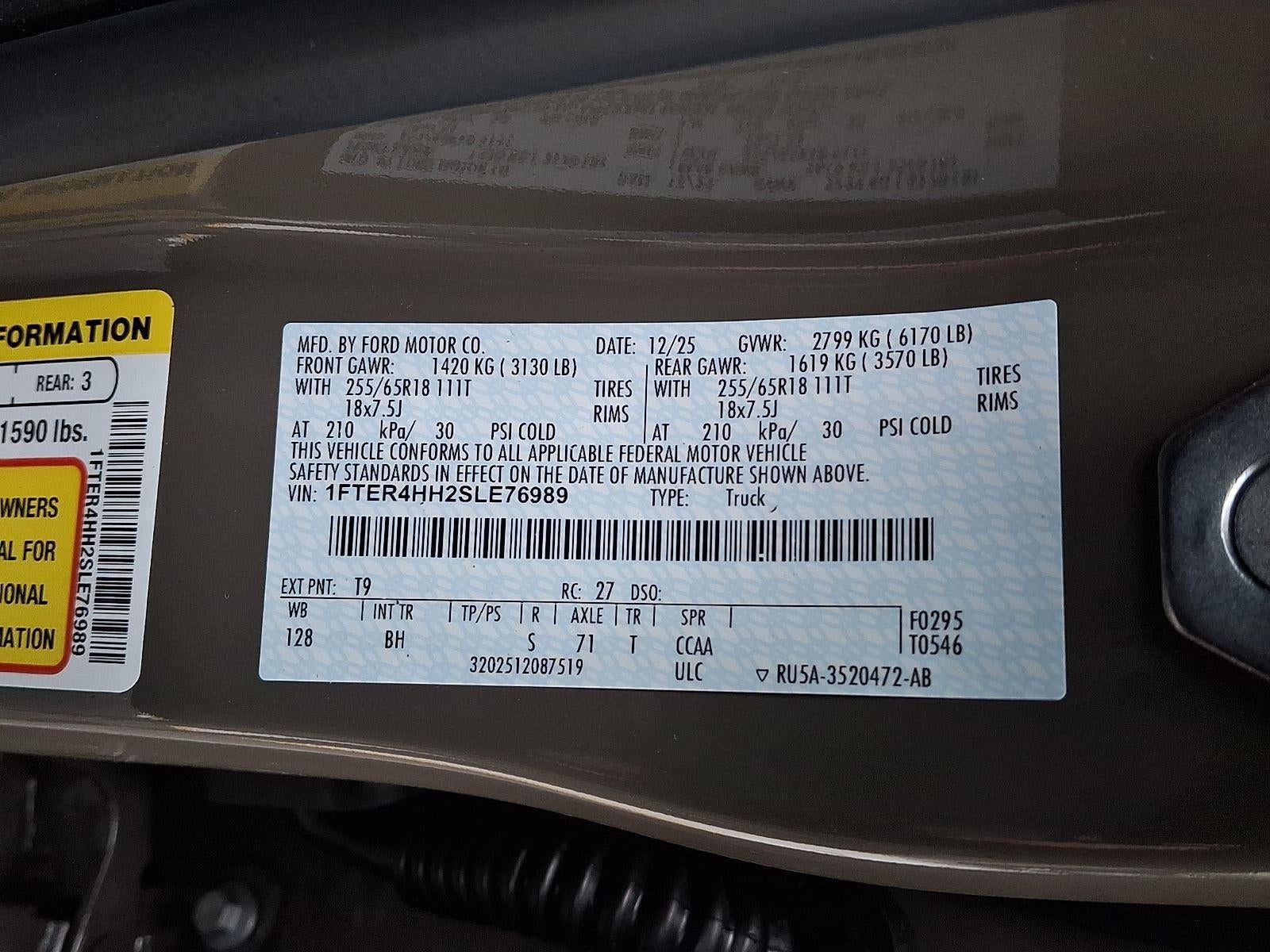 2025 Ford Ranger XLT