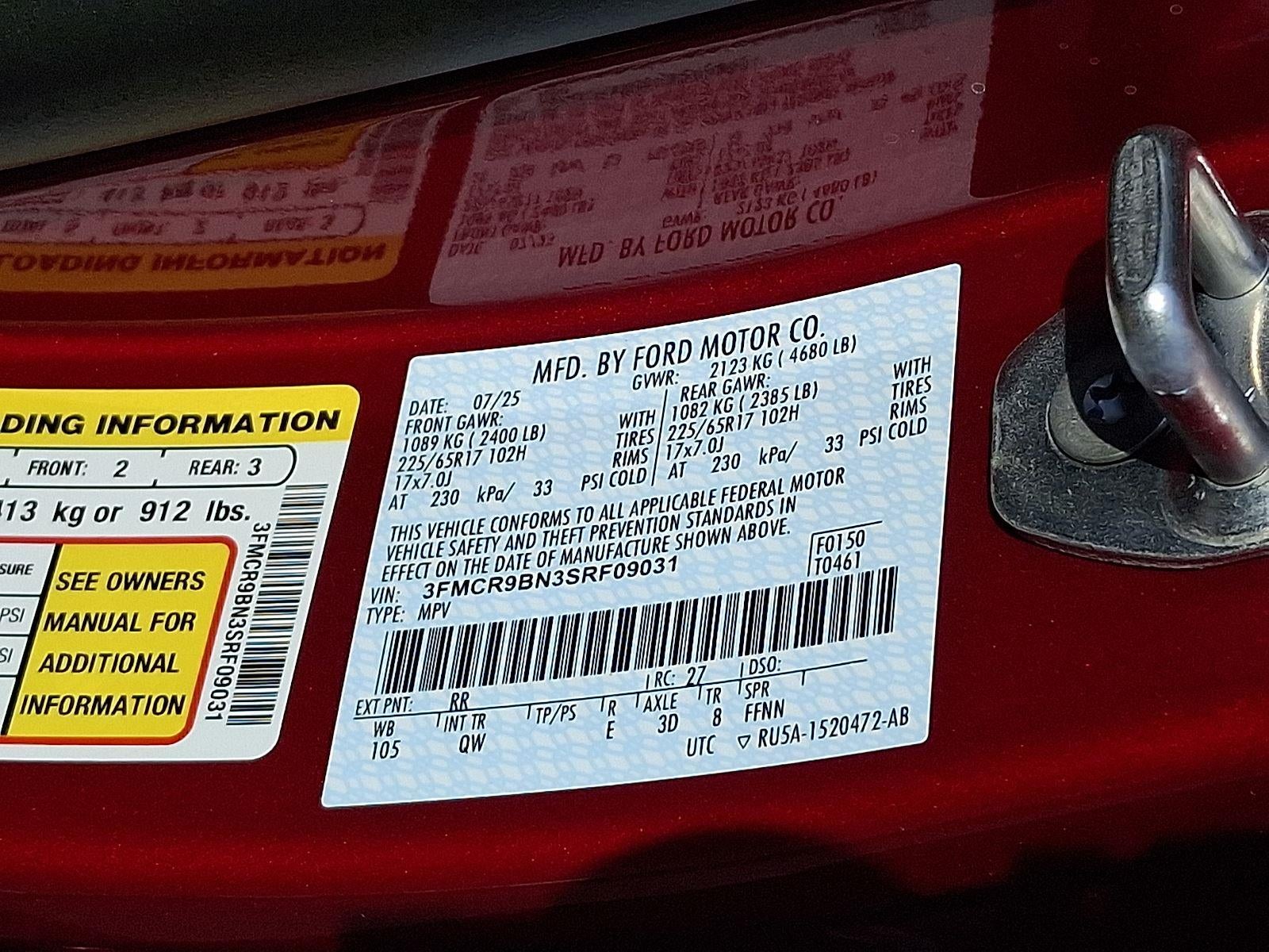 2025 Ford Bronco Sport Big Bend