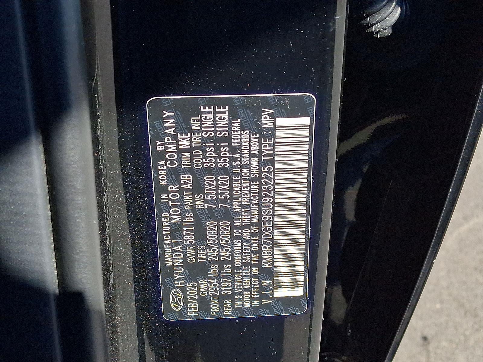 2025 Hyundai Palisade Calligraphy Night Edition