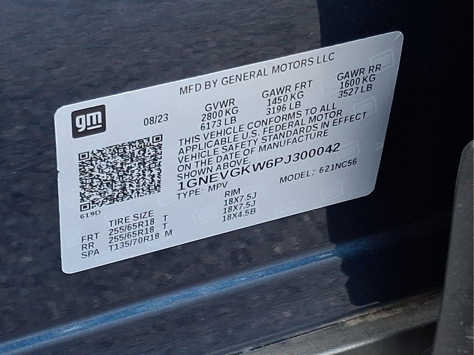 2023 Chevrolet Traverse LT Cloth