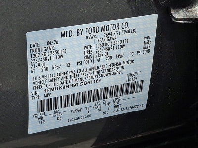 2026 Ford Explorer Platinum