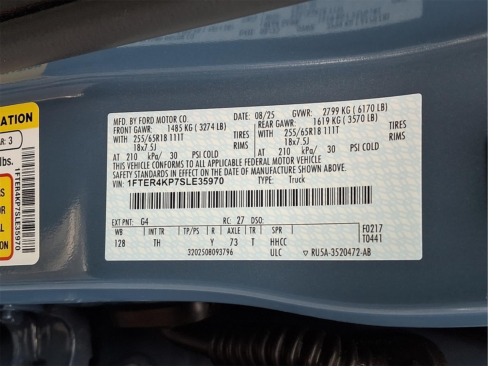 2025 Ford Ranger LARIAT