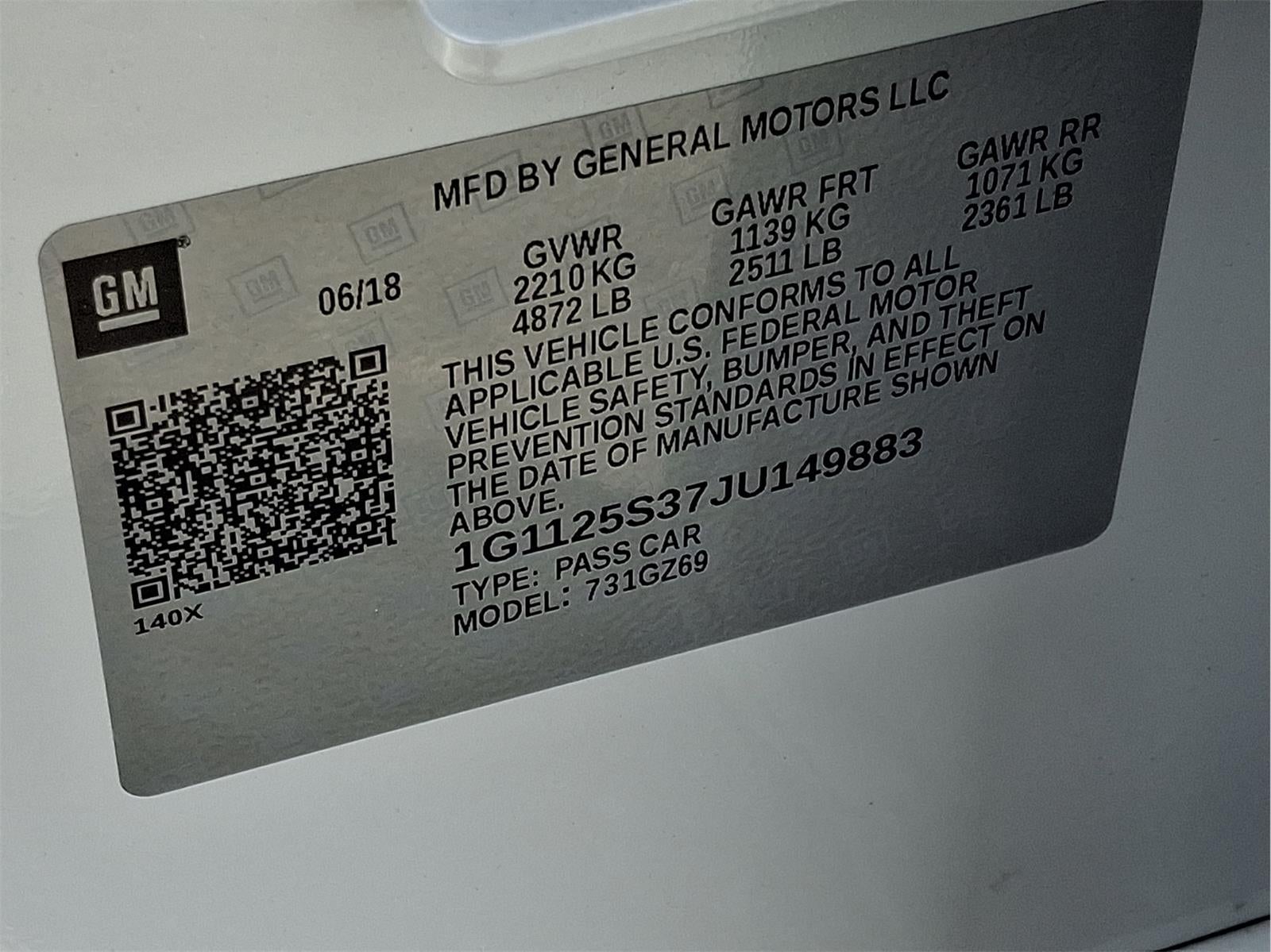 2018 Chevrolet Impala Premier