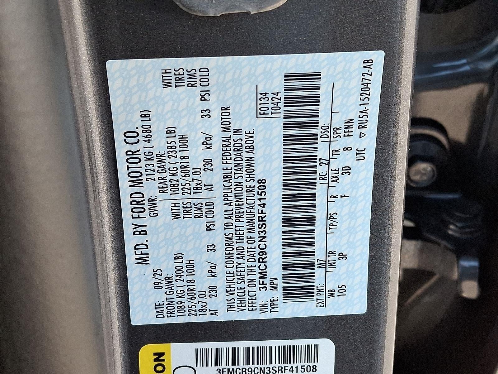 2025 Ford Bronco Sport Outer Banks