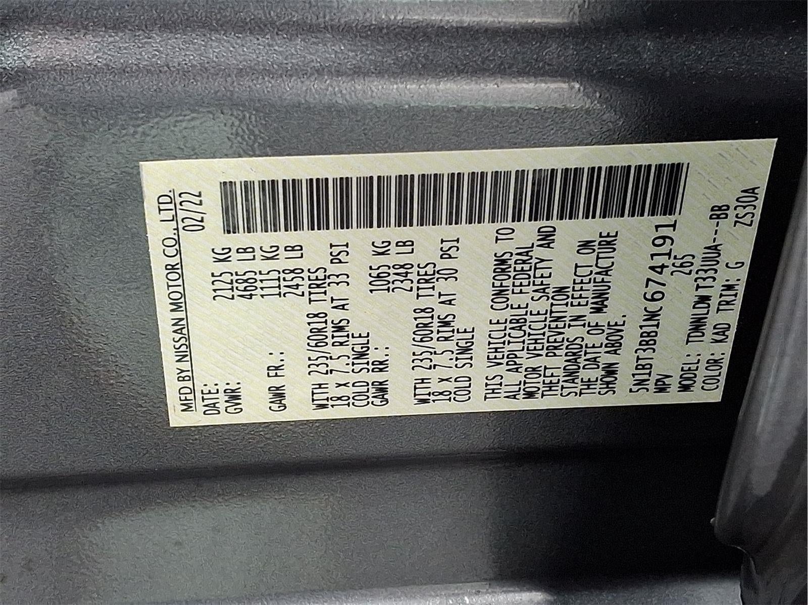 2022 Nissan ROGUE SV