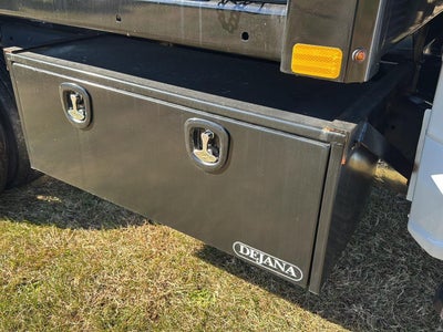 2024 Ford Super Duty F-450 DRW 12' RUGBY HEAVY DUTY STAKELESS LANDSCAPE BODY, 48" SOLID BARN DOORS, MANUAL TARP, 36" FULL CAB SHIELD, DROP DOWN COMBO HITCH 2 5/15